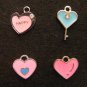 Heart Pendant (Pink)