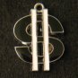 Dollar Sign Pendant (Black)