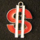 Dollar Sign Pendant (Red)