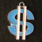 Dollar Sign Pendant (Blue)