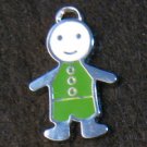 Little Friend Icon Pendant (Green/White)
