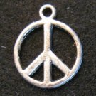 Peace Sign Pendant (Silver)