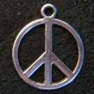 Peace Sign Pendant (Silver)