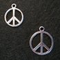 Peace Sign Pendant (Silver)