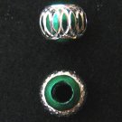 Shiny bead (02) (Green) (2pcs)