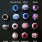 Shiny bead (03) (Blue) (2pcs)