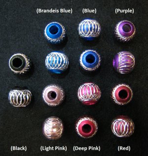 Shiny bead (03) (Assorted color) (20pcs)