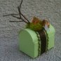 Green Treasure box with Bee