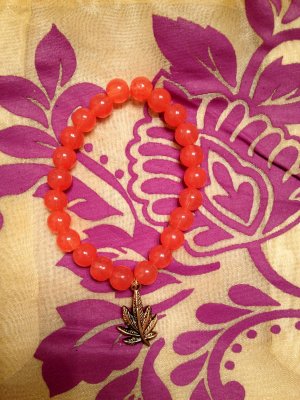 Golden Leaf Bracelet