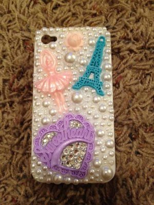 Sweetheart Pearl Deco Iphone 4/4s case