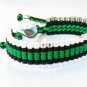 One Direction Inspired Bracelet (Green/Black)