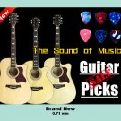 100 pcs New medium 0.71 mm guitar picks Celluloid