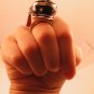 Vintage Police Cap Metal Ring Size 17mm New