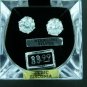 HIP HOP HEAVEN!  8 CTW .925 Sterling Silver CZ Post Stud Earrings in Ice Cube Box