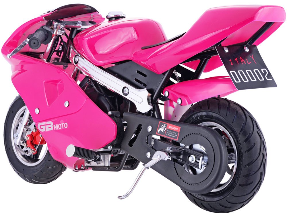 MotoTec GBmoto 40cc 4 Stroke Gas Pocket Bike Pink MTGPGBmoto NO