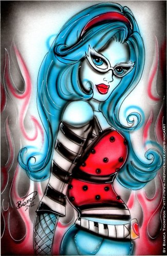 Ghoulia Yelps Print