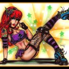 Derby Girl Print