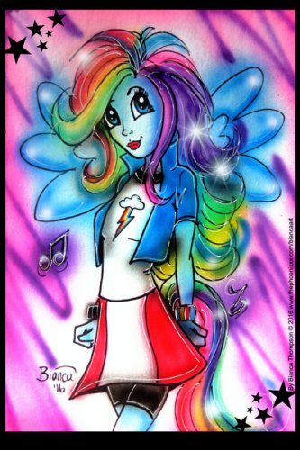 MLP Rainbow Dash Poster Print