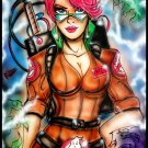 Ghostbuster Janine Print