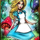 Disney ALICE in Wonderland Poster Print Signed by Bianca Thompson