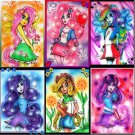 6 MY LITTLE PONY Art Poster Prints by Bianca Thompson-PINKIE PIE FLUTTERSHY