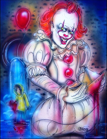 Pennywise from IT Original Painting