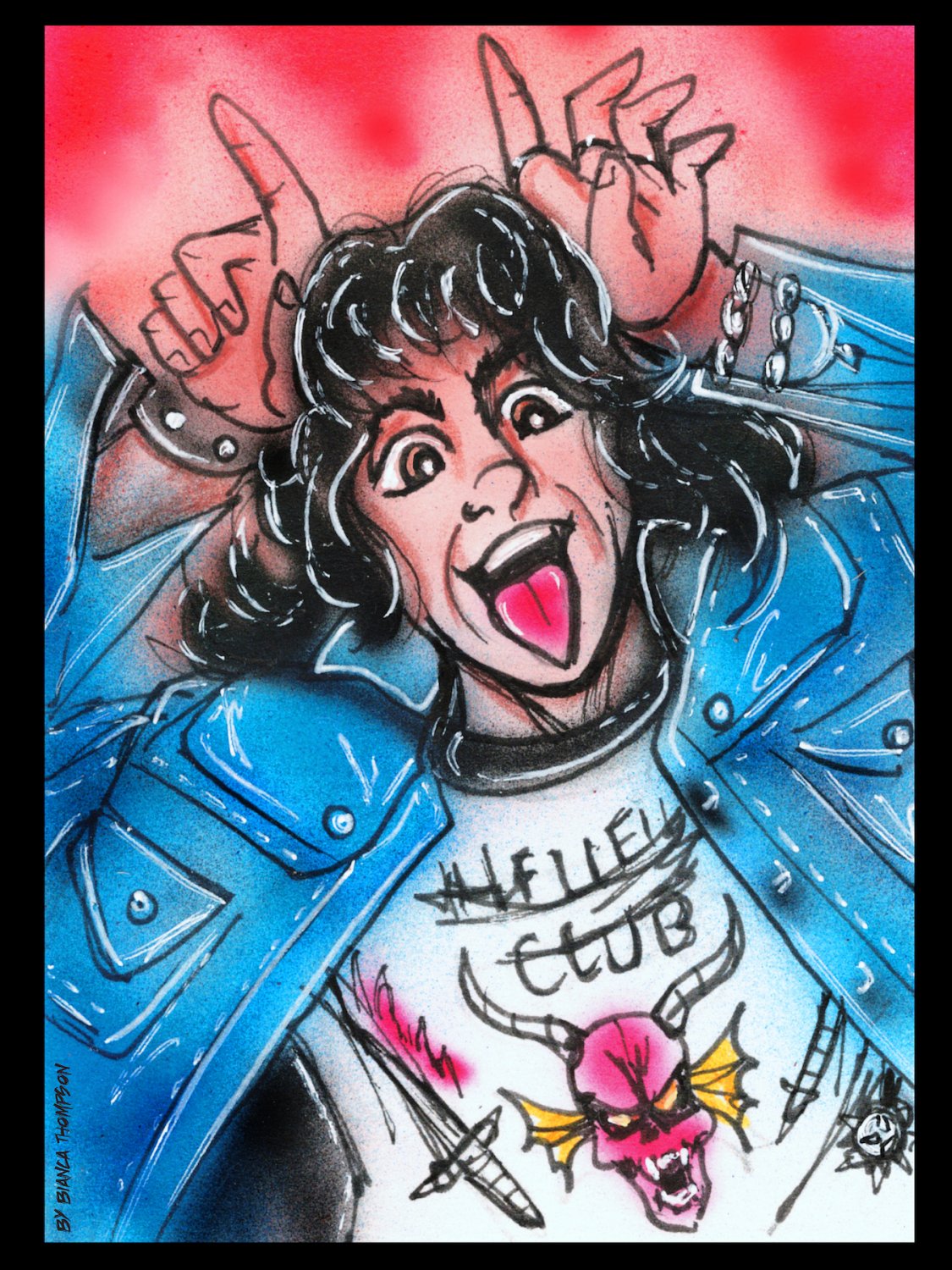 Eddie Munson 9x12 Print