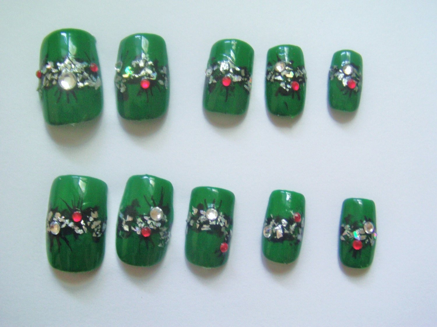 SALE! Envy Green Nail Set
