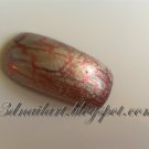 SALE! Twinkling Mauve and Silver Crackle Set