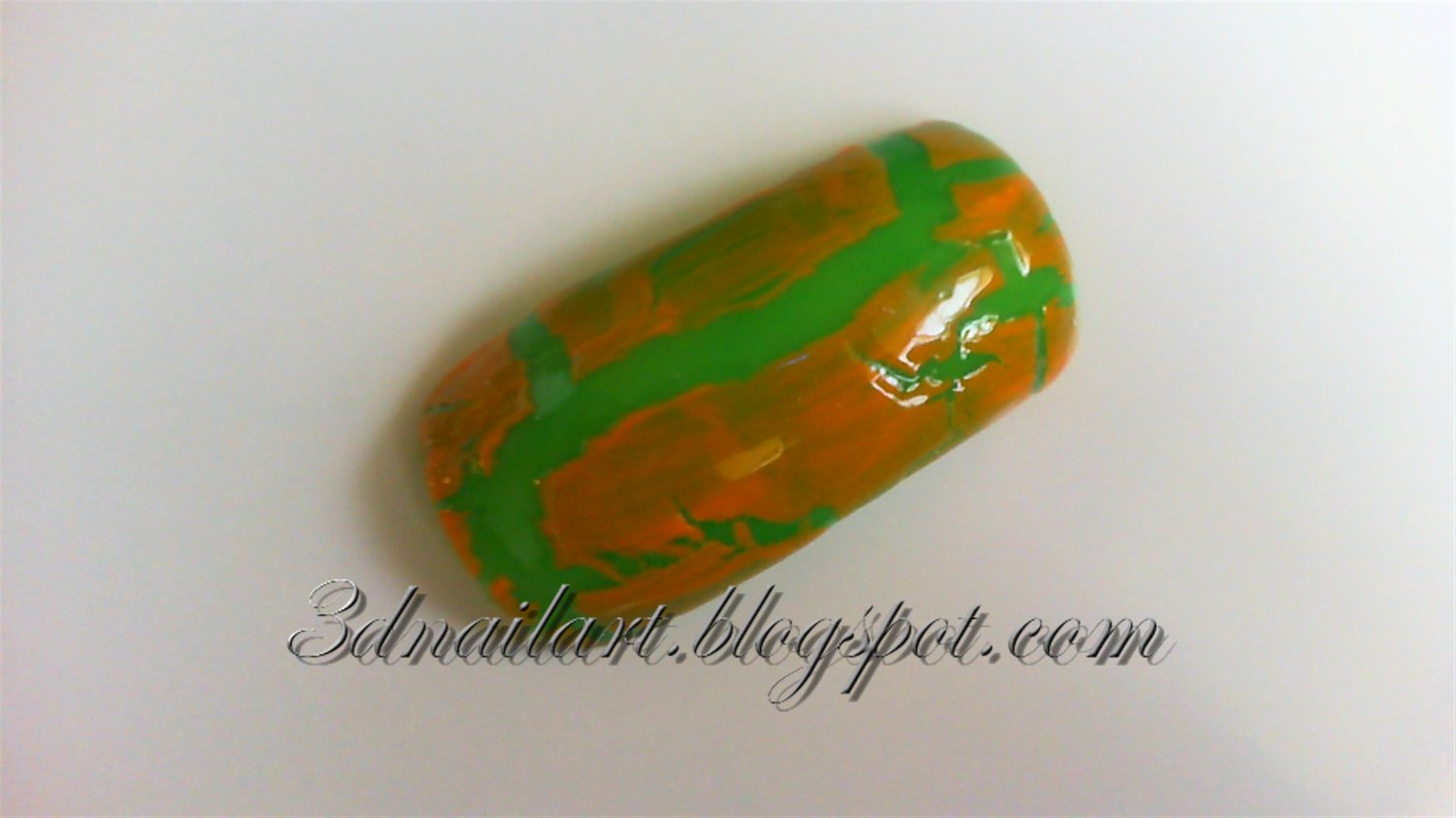 SALE! Green and Orange Crackle Set