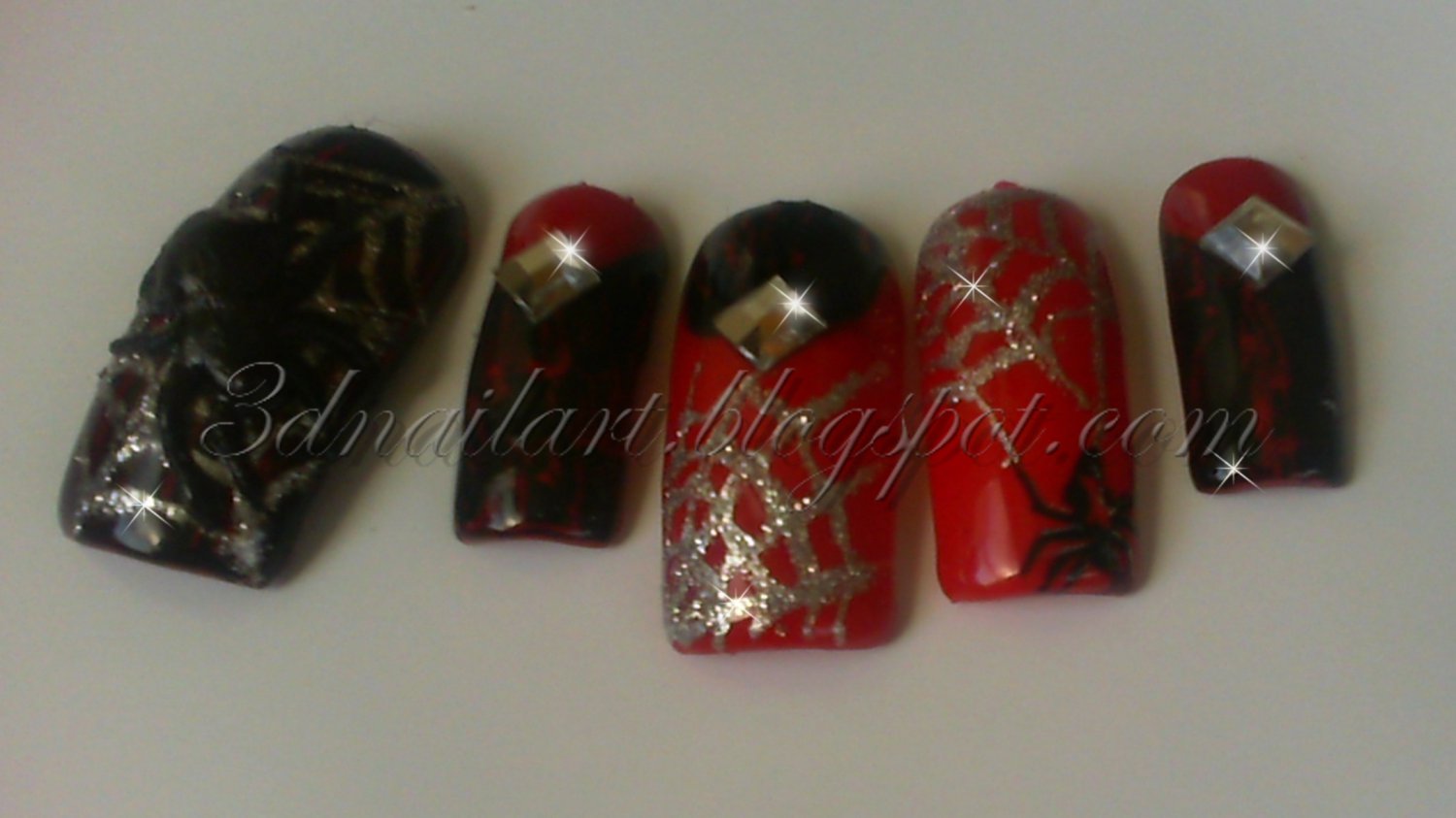CLEARANCE! 3D Black Widow Crackle Set