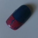 SALE! Electric Blue with Hop Pink Crackle French Set