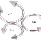 Stainless Steel Horseshoe Barbell 16G 5/16"