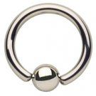 316L Stainless Steel Captive Bead Ring 14g 5/16"