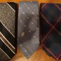 3 vintage men's neckties
