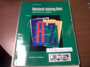 ALPHABETIC INDEXING RULES 3RD EDITION