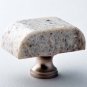 Kashmir White Block Granite Knob