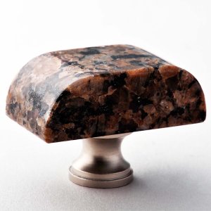 Tropical Brown Block Granite Knob
