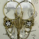 Vintage Inspired Hoop Earrings