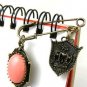Vintage Inspired Coral Pin / Brooche