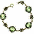 ameo Bracelet - Antique Style Green Cameo Women's Jewelry