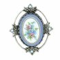 Fashion Jewelry Vintage Victorian Brooch - Porcelain Flower Stone Women's Jewelry