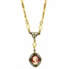 Cameo Fashion Jewelry Necklace - Austrian Crystal Women's Jewelry
