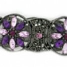 Vintage Filigree Bracelet | Amethyst Austrian Crystal Women's jewelry