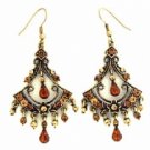 Vintage Chandelier Earrings - Topaz Austrian Crystal Women's Jewelry