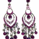 Chandelier Earrings - Amethyst Austrian Crystal Victorian Jewelry Women's Jewelry