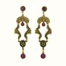 Art Deco Chandelier Earrings-Austrian Crystal Women's Jewelry