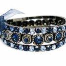 Montana Blue Austrian Crystal Stacked Bracelets Women's jewelry