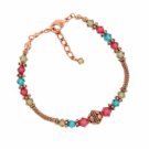 Antiqued Genuine Copper Bracelet - Handcrafted Artisan Copper Women's jewelry