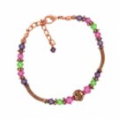 Antiqued Genuine Copper Bracelet - Handcrafted Artisan Copper Women's jewelry